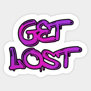 Get Lost Sticker